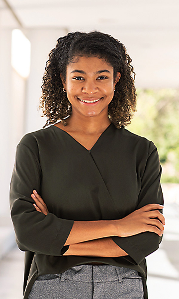 Joy Jackson, a senior in the Department of Biomedical Engineering.